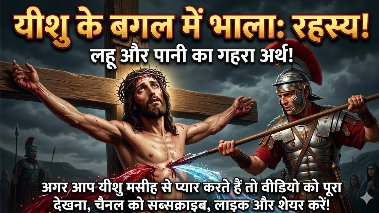यीशु के बगल में भाला क्यों मारा गया? | Blood & Water का रहस्य | Good Friday Special Sermon 