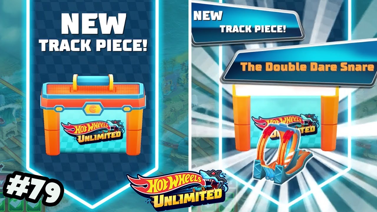 Hot Wheels Unlimited - New Track Piece Unlocked The Double Dare Snare
