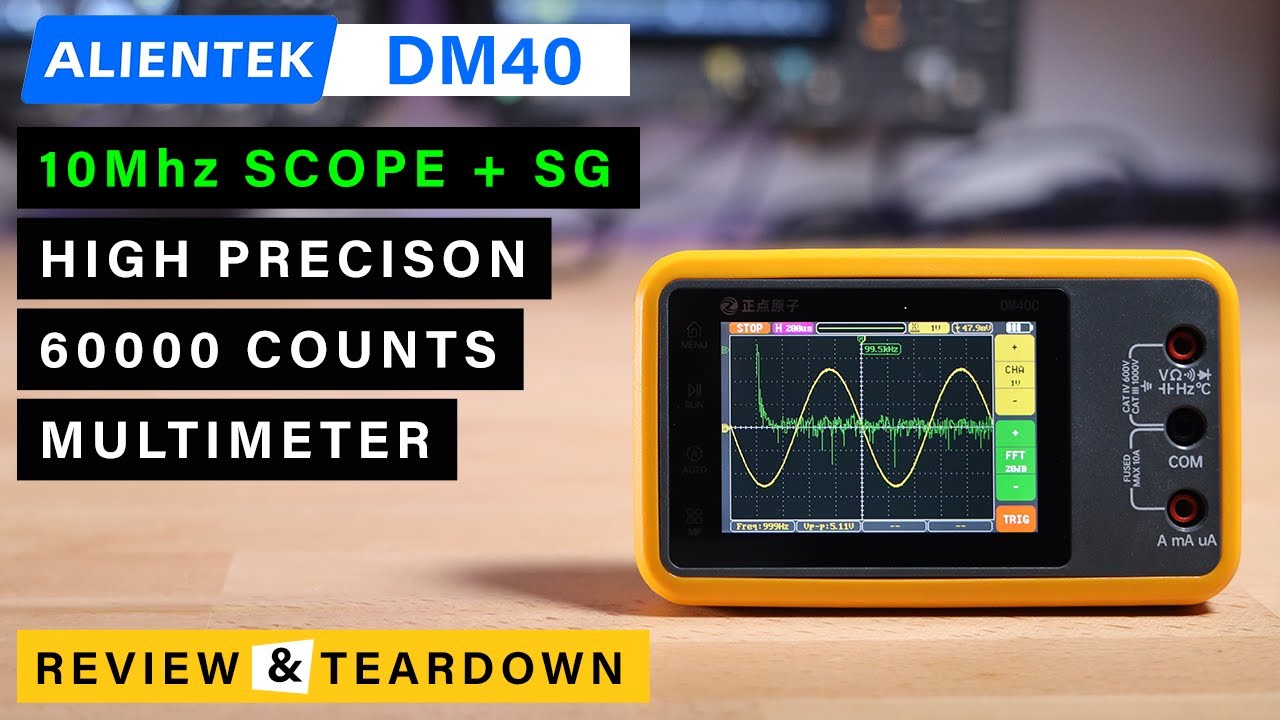 Alientek DM40 ⭐ High Precision Multimeter + Scope + SG