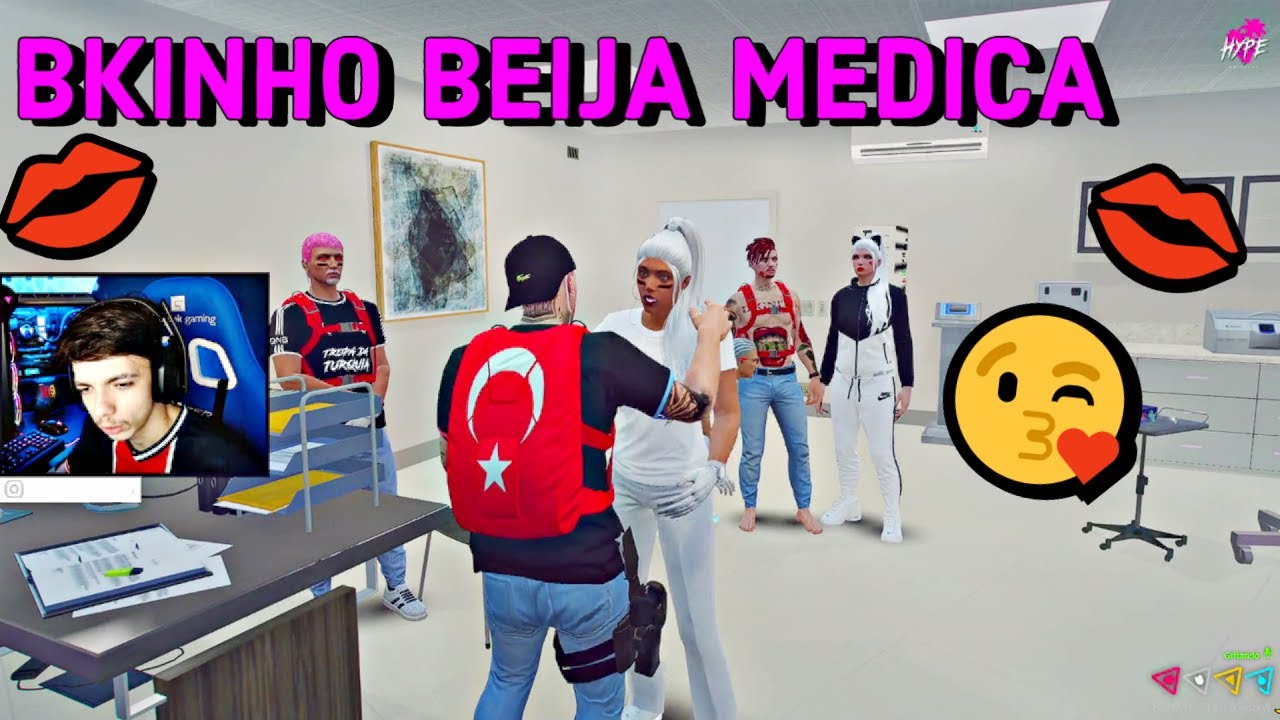 BKINHO BEIJA MEDICA😱😏 ANINHA VAI PASSAR ELA?