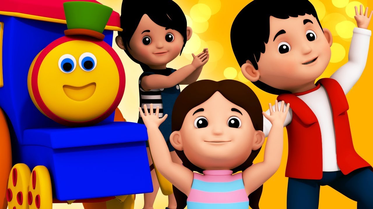 If You Are Happy | Bob The Train | Kindergarten Nursery Rhyme For Children | Video For Toddlers