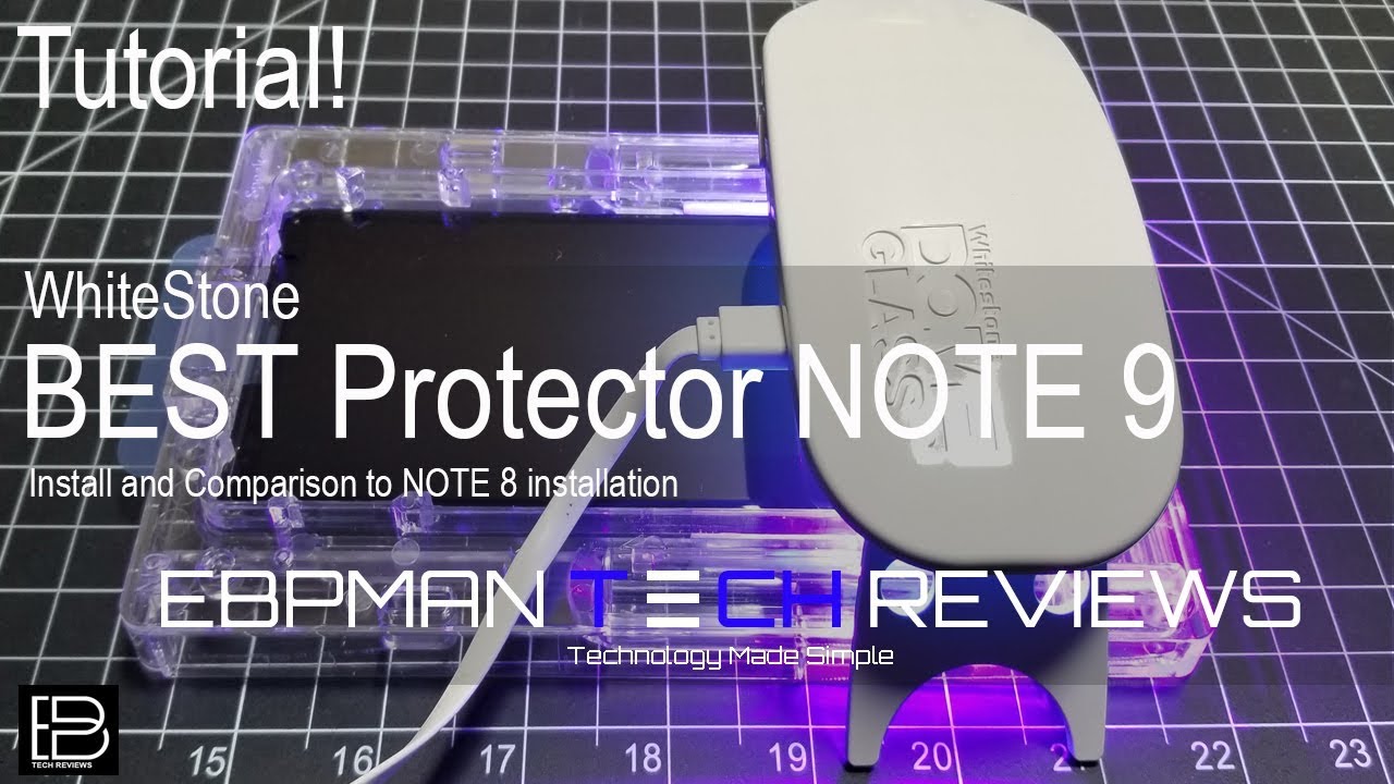 Whitestone Dome Glass Best Screen Protector for Samsung Galaxy Note 9!  My tricks to perfect install