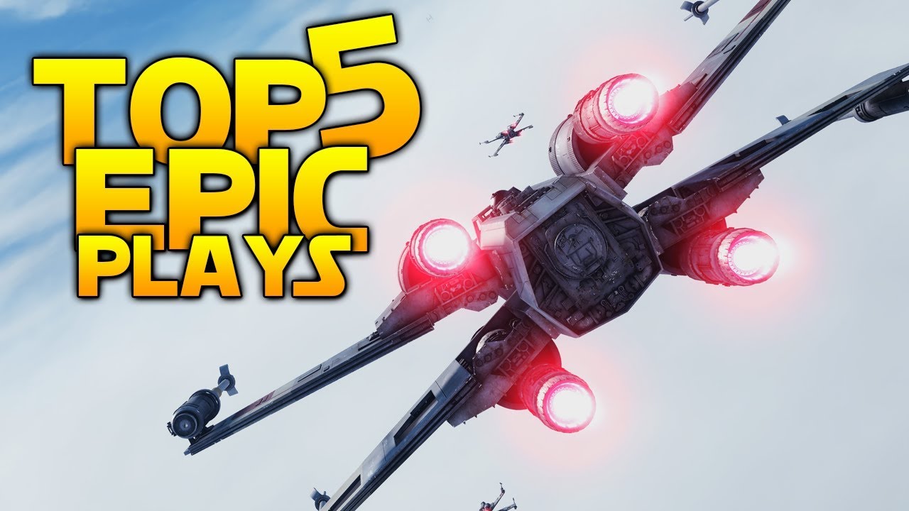 Star Wars Battlefront Top 5 Plays: The Best Kamikaze Pilot In The Galaxy!