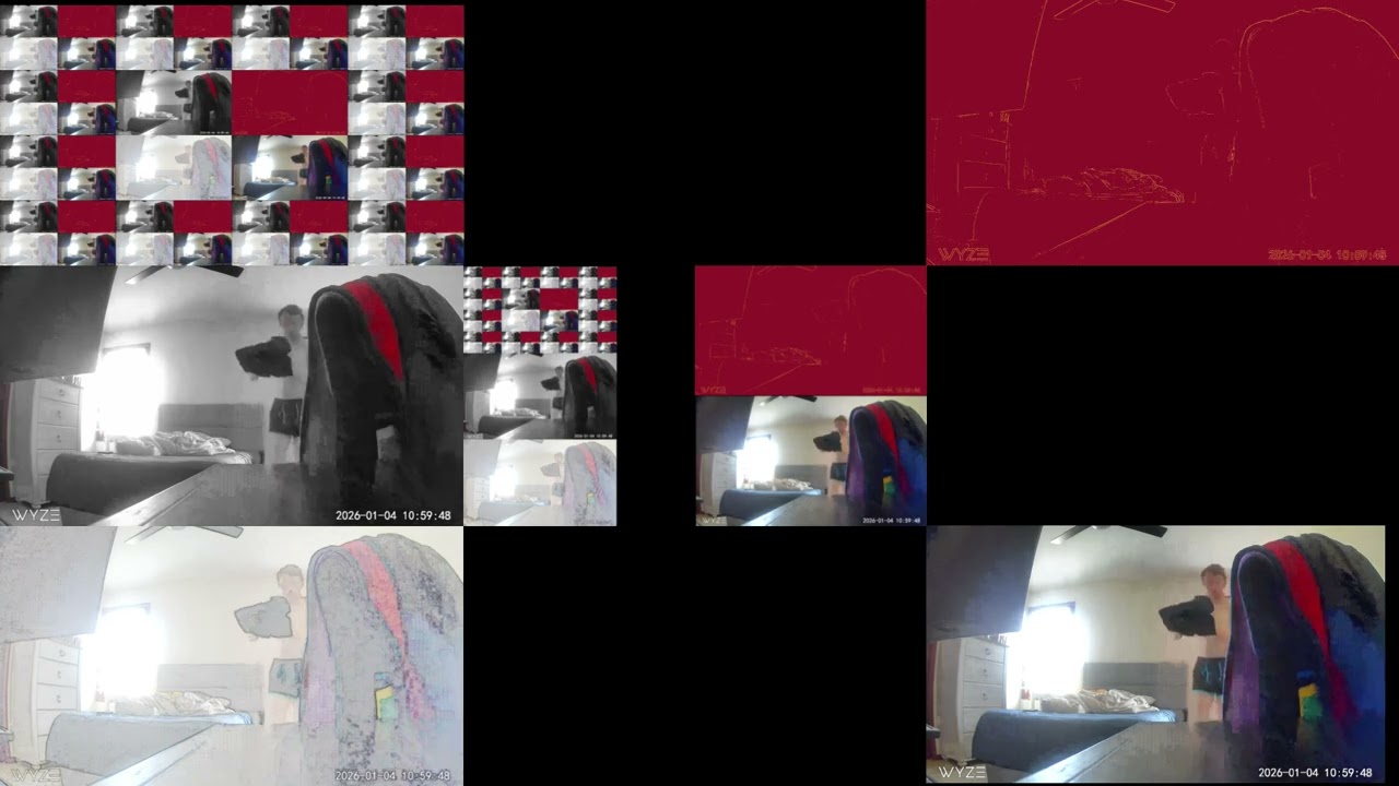 My Home Camera's - Jan 4th, 2026 - 6 versions in One (LOL)