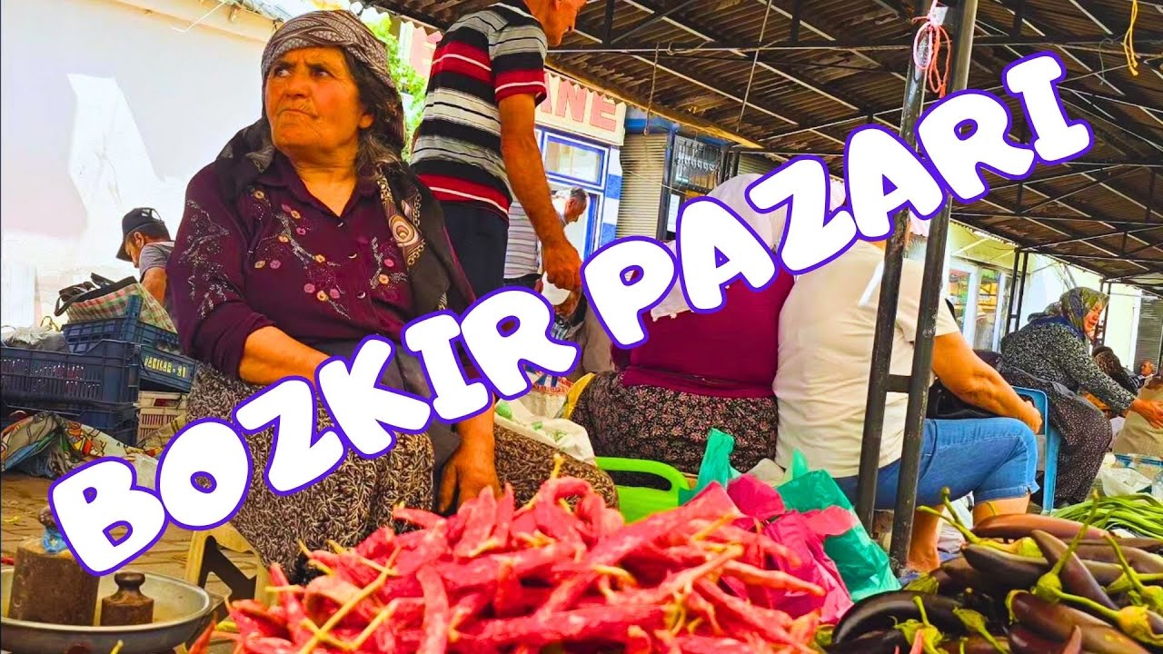 Konya'nın En Meşhur Pazarı, Bozkır Köylü Pazarı Tanıtım Videosu