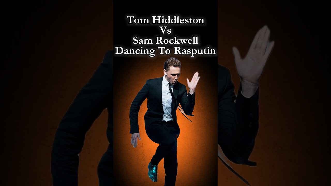 Tom Hiddleston vs Sam Rockwell dancing to Rasputin#flashback #savik6655 #shorts #short