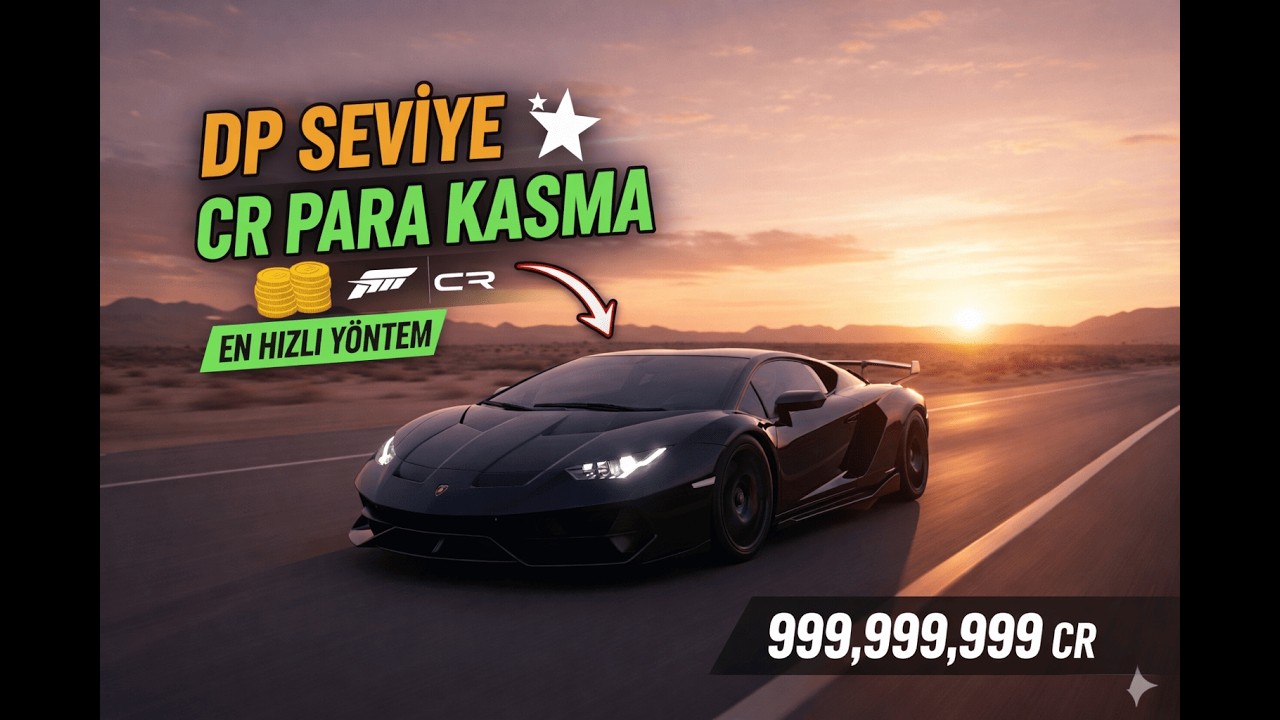 FORZA HORİZON 5 -  XP VE CR KASMA YÖNTEMİ (EN HIZLI PARA VE SEVİYE  KASMAK)