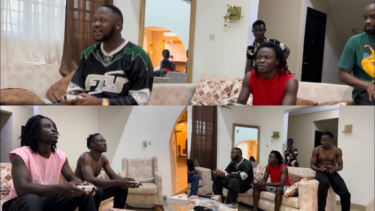 Fifa Gameplay Session: Reggie GAK vs AMG Medikal + Jay Bahd vs ChicoGod ( Behind The Scenes )