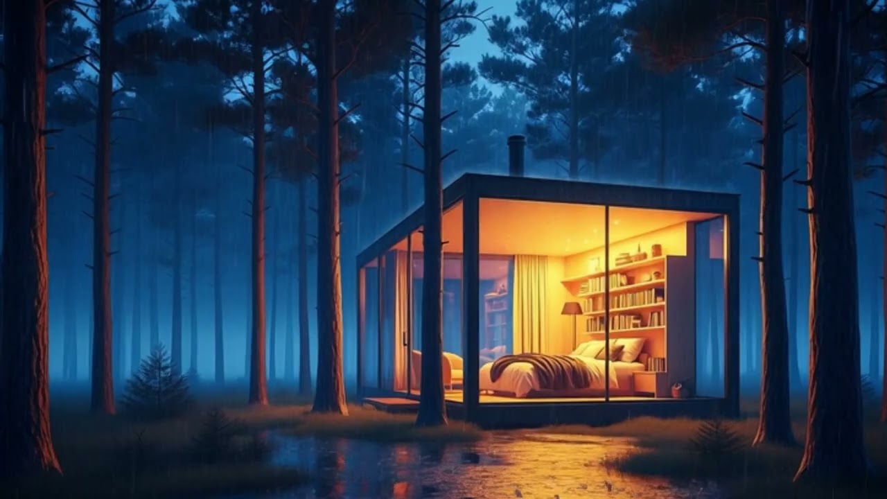 Rain Sounds For Sleeping - 99% Instantly Fall Asleep With Rain And Thunder Sound At Night, Relax