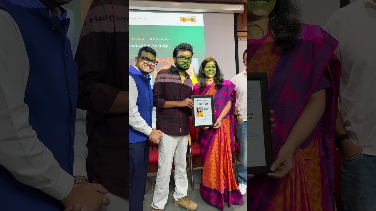 From inspiring students to inspiring at IIT Delhi 🎓A truly special moment ❤️ | Nimisha Bansal