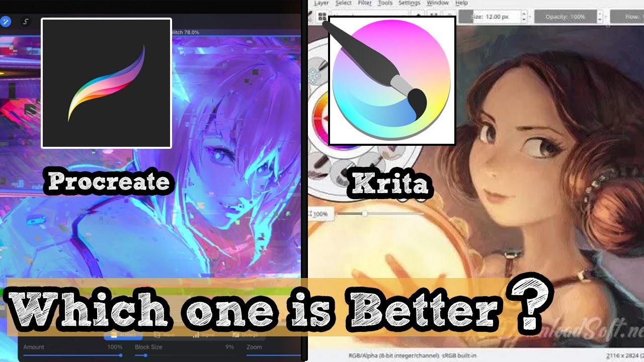Krita vs Procreate which one is Better