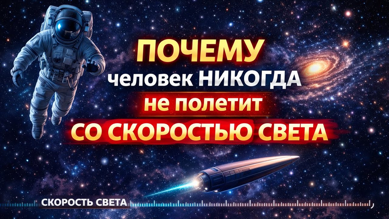 Почему человек НИКОГДА не полетит со скоростью света Наука для Сна