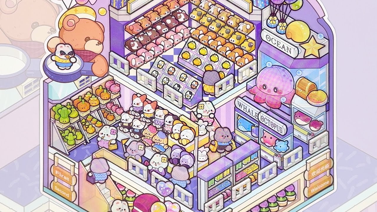 ASMR scene sticker DIY - Toy shop