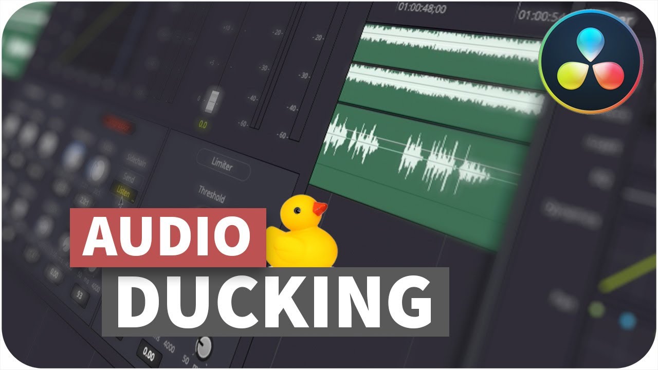Automatische Lautstärkeanpassung in Davinci Resolve 16 FREE | Audio Ducking (Quicktipp #2)