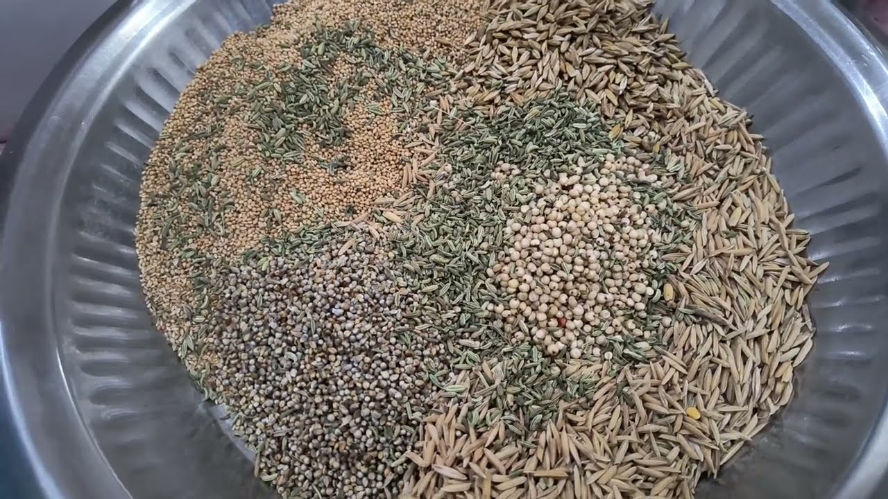 how to make Seed mix for cockatiel , Love Bird and small conure