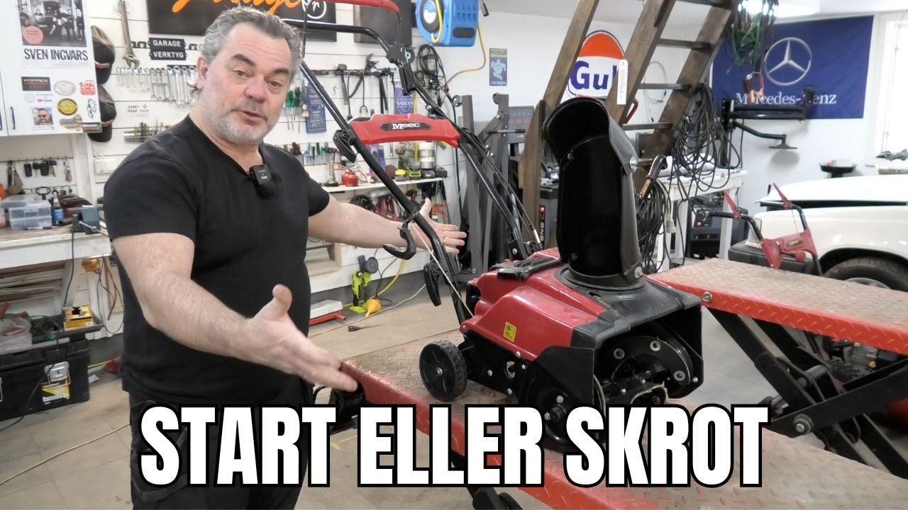 Kan den ens starta? Översyn av den gamla snöslungan