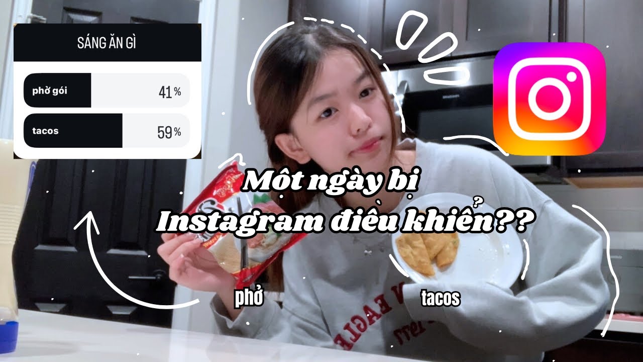 MỘT NGÀY BỊ INSTAGRAM ĐIỀU KHIỂN ⁉️ | mình phải nhịn ăn?? | Jenna Berry