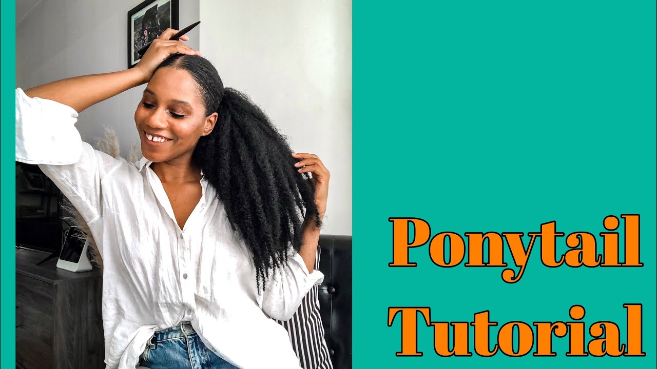 SLEEK HAVANA HAIR PONYTAIL TUTORIAL | Natural Hair | MONROE STEELE