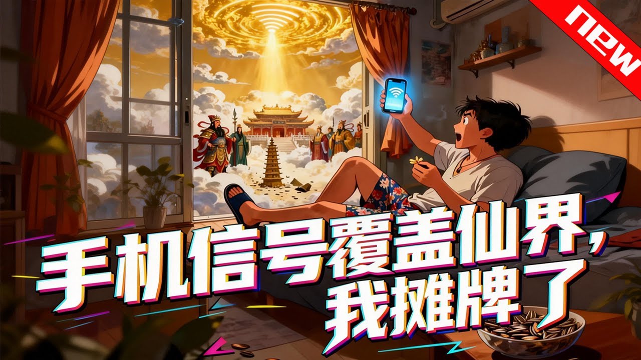 💕💕《手机信号覆盖仙界我摊牌了》游戏代练陆飞意外获得能连通修仙小世界的山寨手机，被小世界仙子瑶光奉为