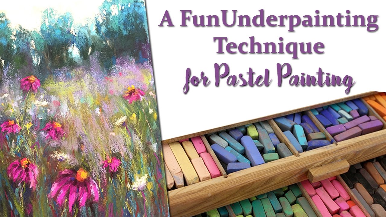 A Fun Underpainting Technique for Pastel Painting!!