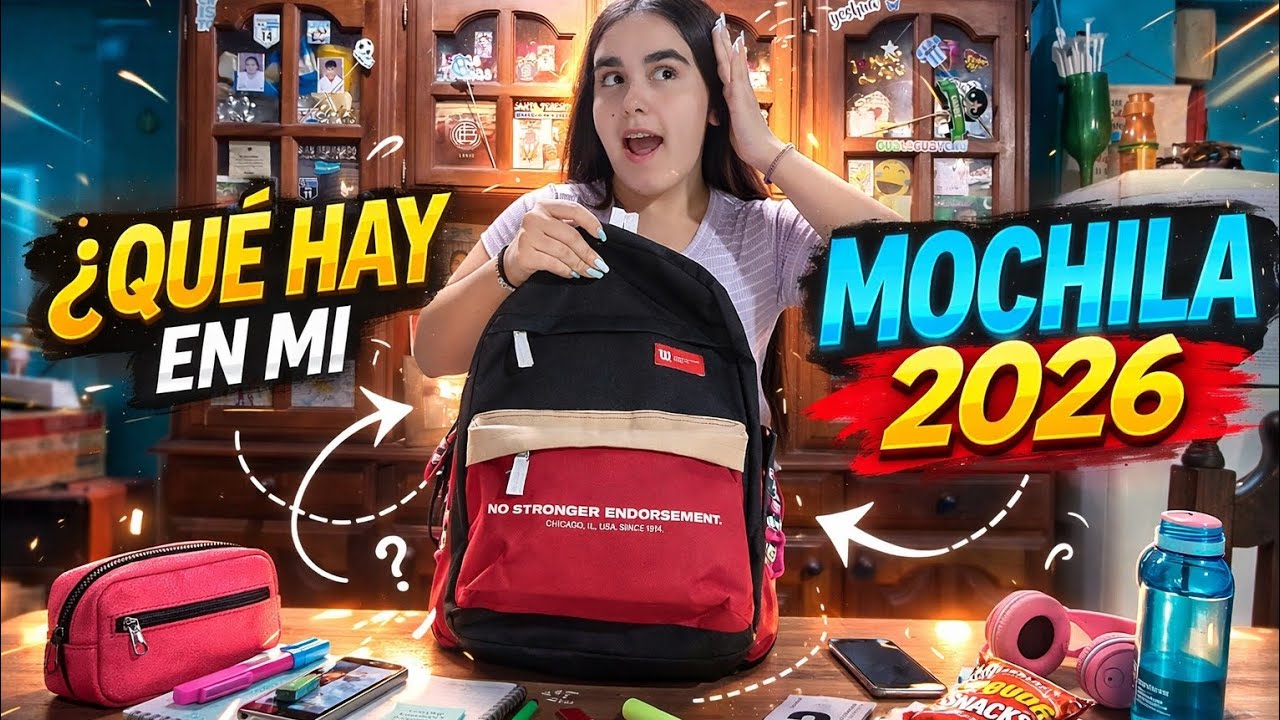 Que hay en mi mochila📘🏫/CICLO 2026