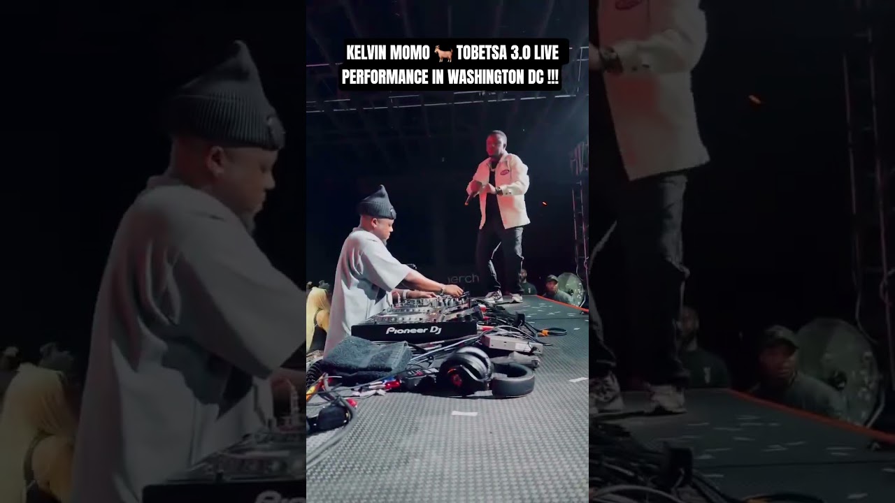Kelvin Momo Tobetsa 3.0 Live Performance in Washington DC #kelvinmomo #performance #leehleza #shorts
