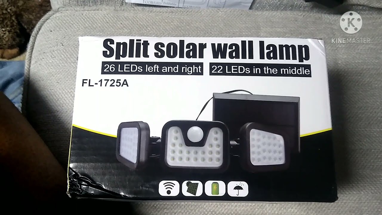 Split Solar Wall Lamp