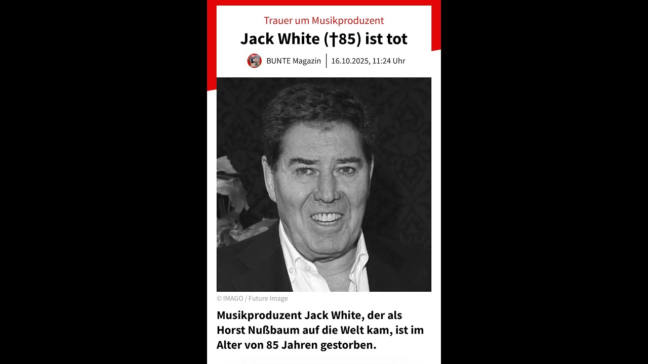 Jack White † Retrospektive  als Musikproduzent