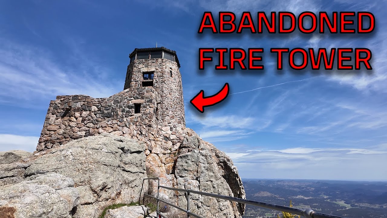 Checking out an ABANDONED fire tower | Black Elk Peak, SD (6-7/50)