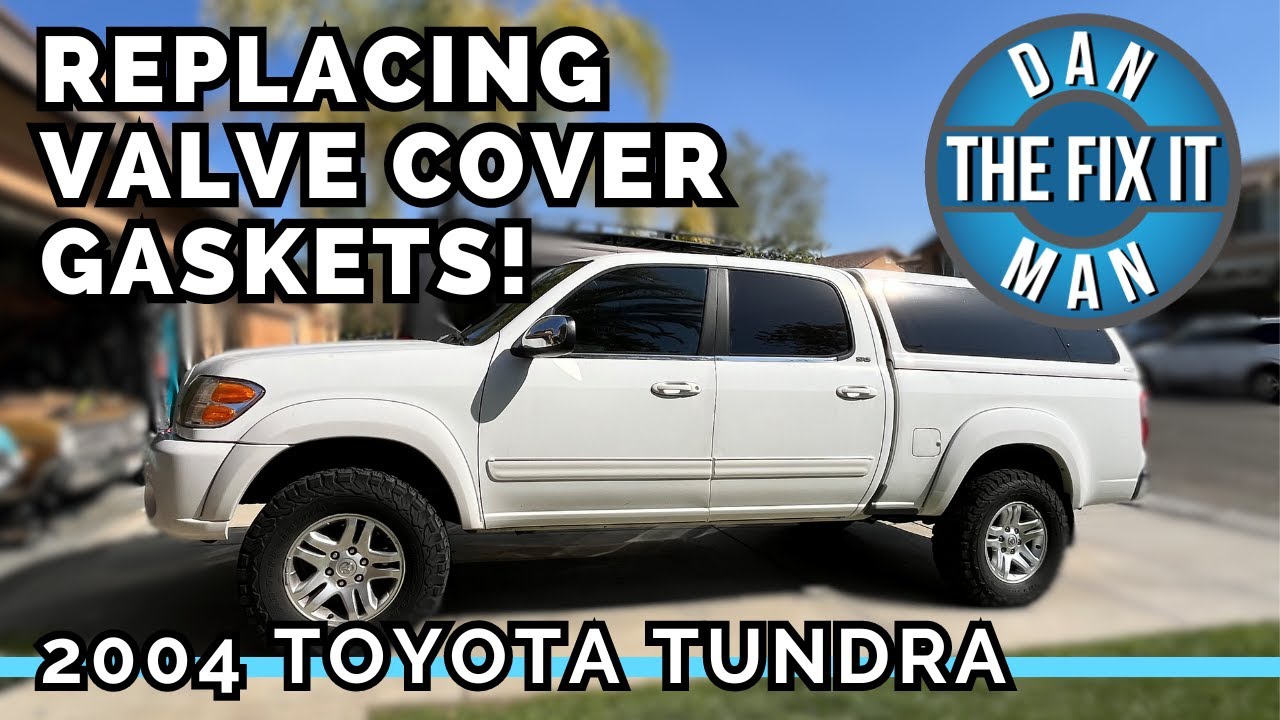 2004 - 2006 Toyota Tundra 4.7L iForce V8 Valve Cover Gaskets - 1st Gen SEQUOIA 2UZ-FE Leaking Gasket