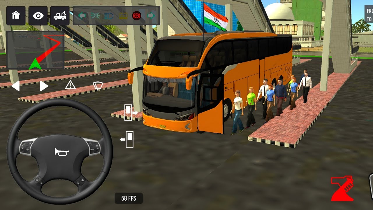 😍Bus Simulator: 3D Bus Games:Bus Simulator ll🔥 new euro coach ll NEW BUS SIMULATOR INDONESIA #games
