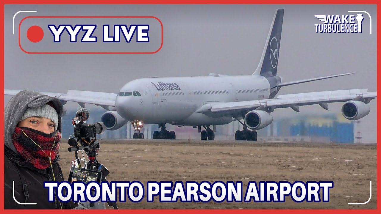 🔴LIVE Toronto Airport Stream✈️Plane Spotting Action | YYZ / CYYZ (Freezing Cold!!!)