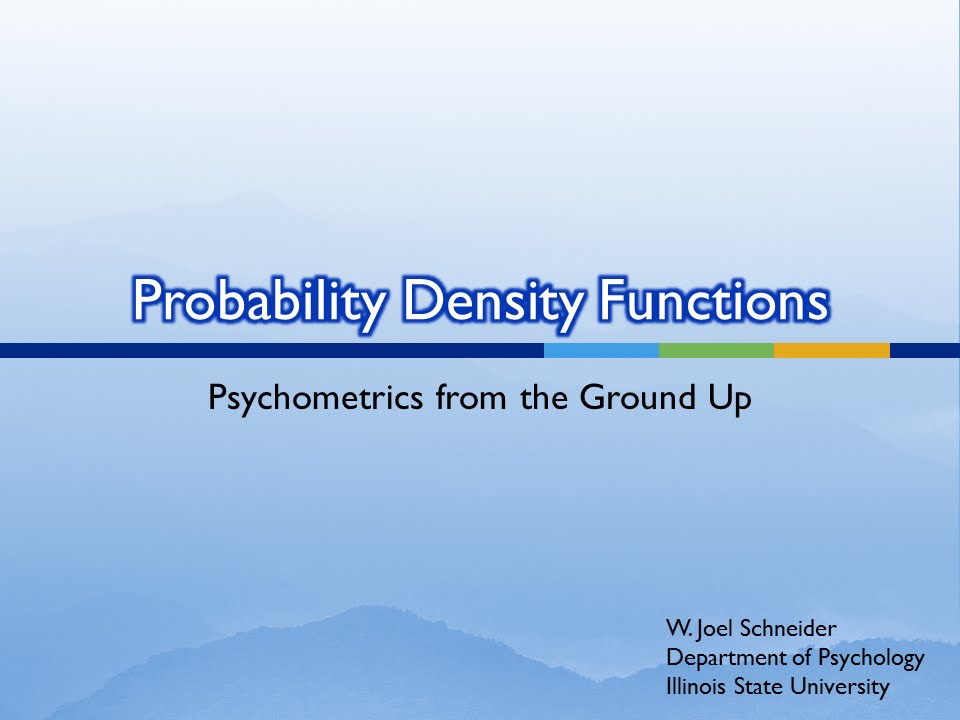 3. Probability Density Functions