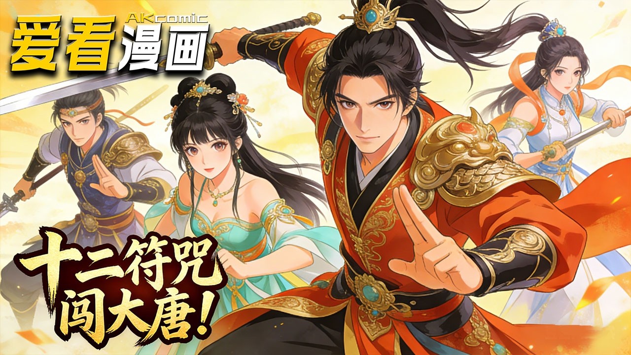 🔥【全新动漫来袭】《十二符咒闯大唐》 获十二符咒却被系统限选，林秋靠马符咒穿梭双界，扮仙人封神盛唐，解锁全符咒铸就不朽神话！#穿越 #漫剧 #动画  #anime #爱看漫画