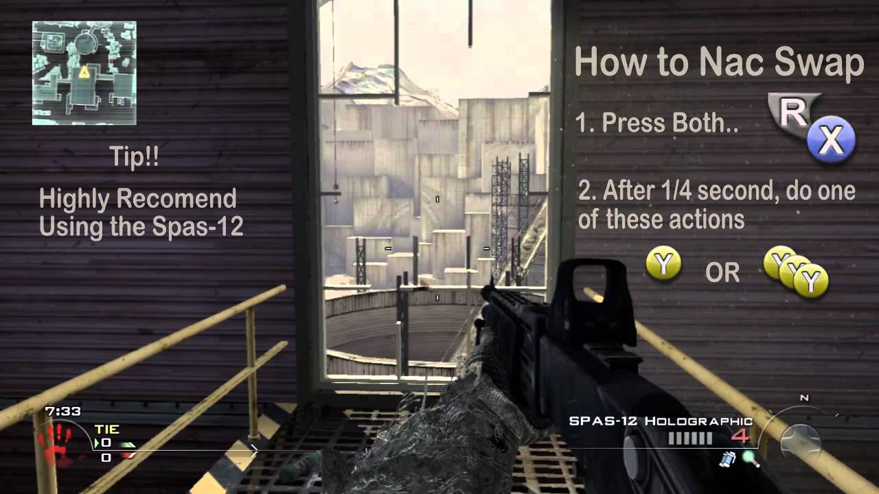 MW2 Trickshot Tutorial: NAC Swap (In Depth)