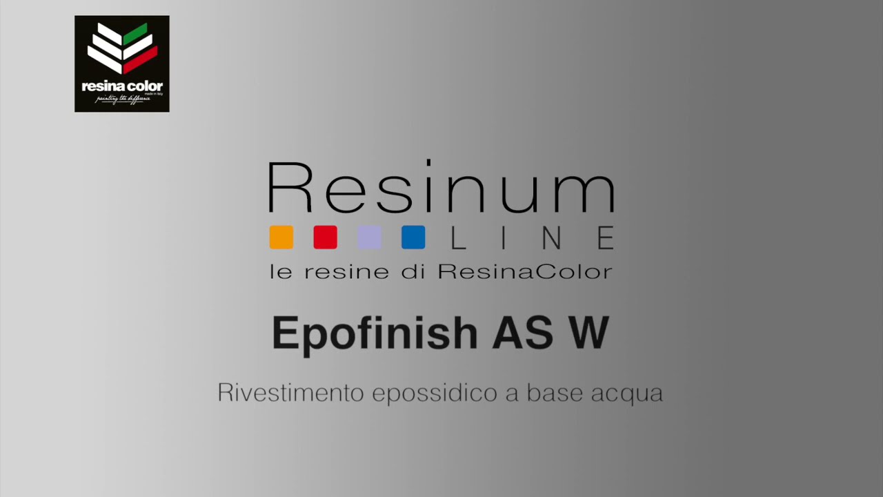 EPO FINISH AS W x muri e pavimenti -.Rivestimento epossidico a base acqua