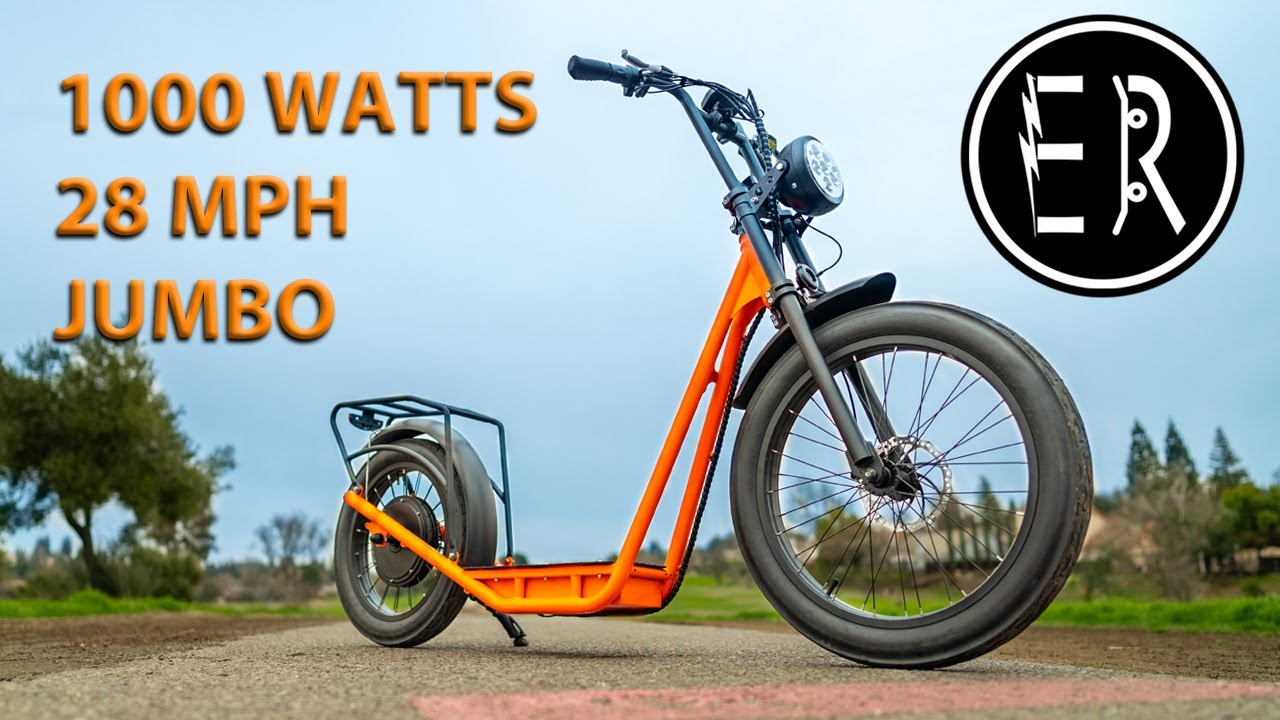 Eunorau Jumbo review: NOT YOUR AVERAGE ELECTRIC SCOOTER!!!