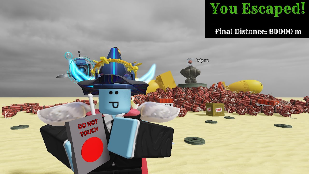 Beating The Game Using Explosives Only (50k sub special) (Roblox Dead Rails)