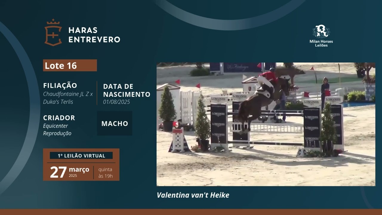 LOTE 16 - CHAUDFONTAINE JL Z x DUKA'S TERLIS (CARETINO)