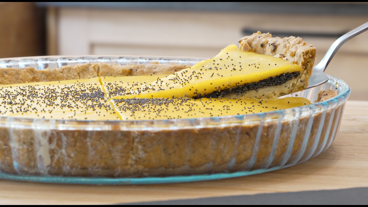 Tarte au citron et aux pavots