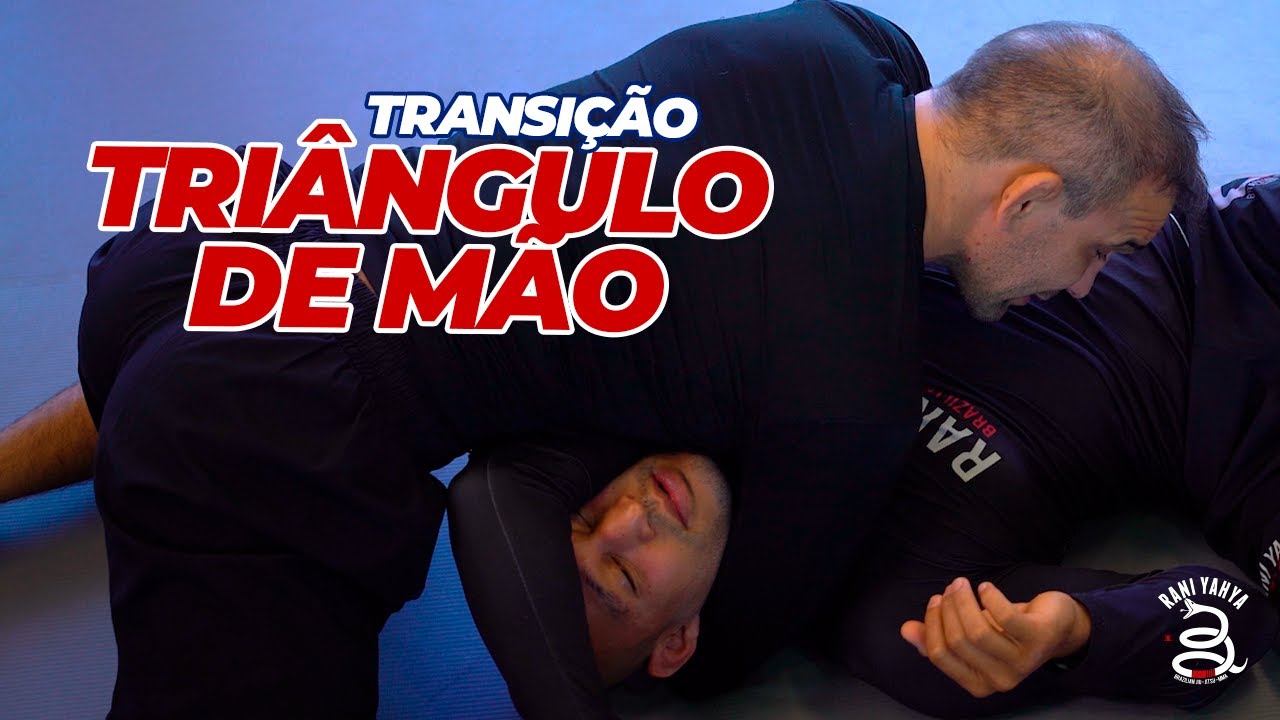 Transição NORTE-SUL para o TRIÂNGULO DE MÃO no JIU-JITSU SEM KIMONO  - (Aula de Jiu-Jitsu)