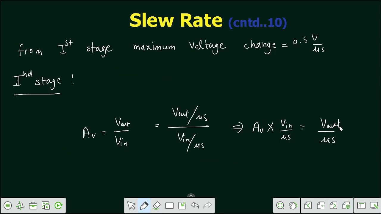 Lecture 15 | Calculation of Slew Rate in Multiple Stages | Solved Problems