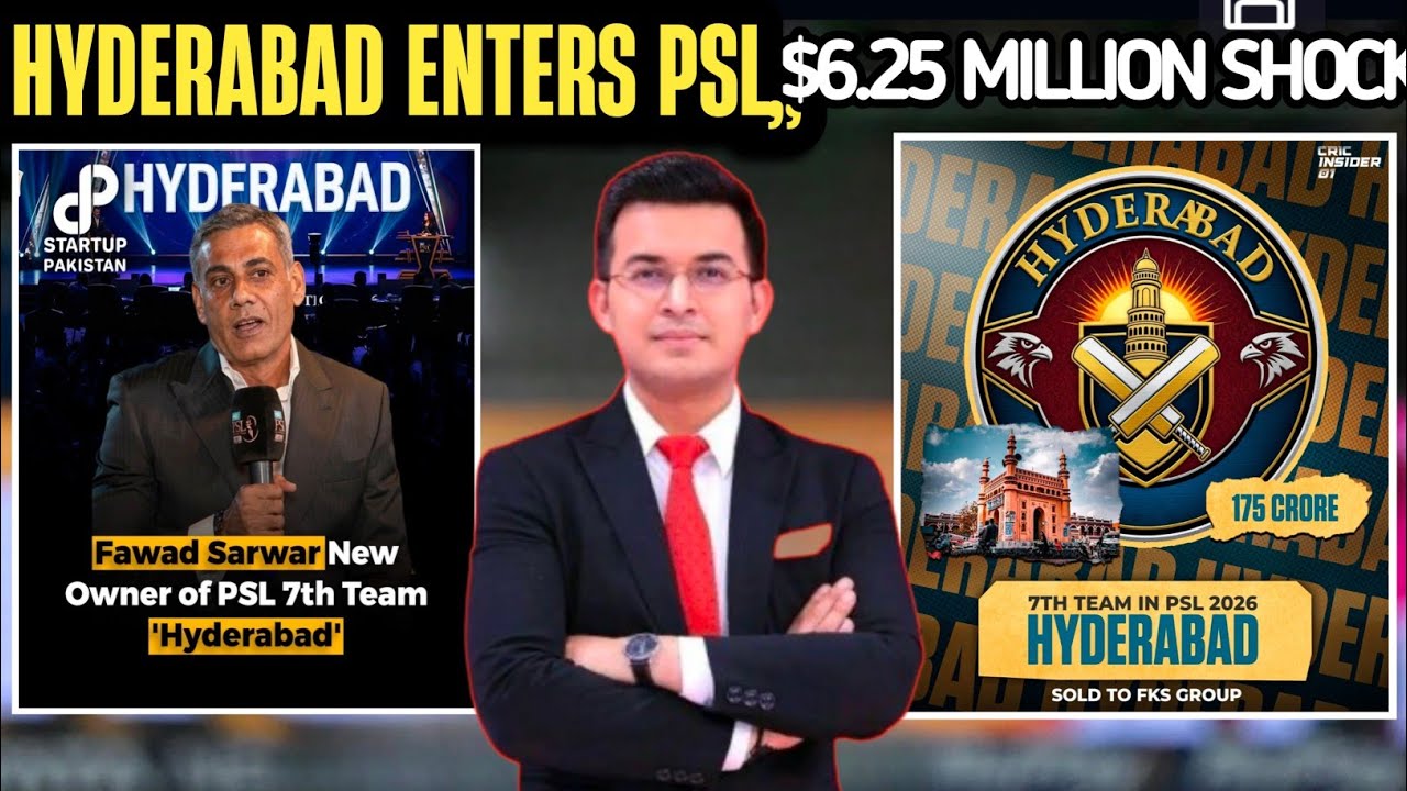 PSL 7th Team Sold for $6.25 Million | Who is Fawad Sarwar? Full Story of Hyderabad Franchise
