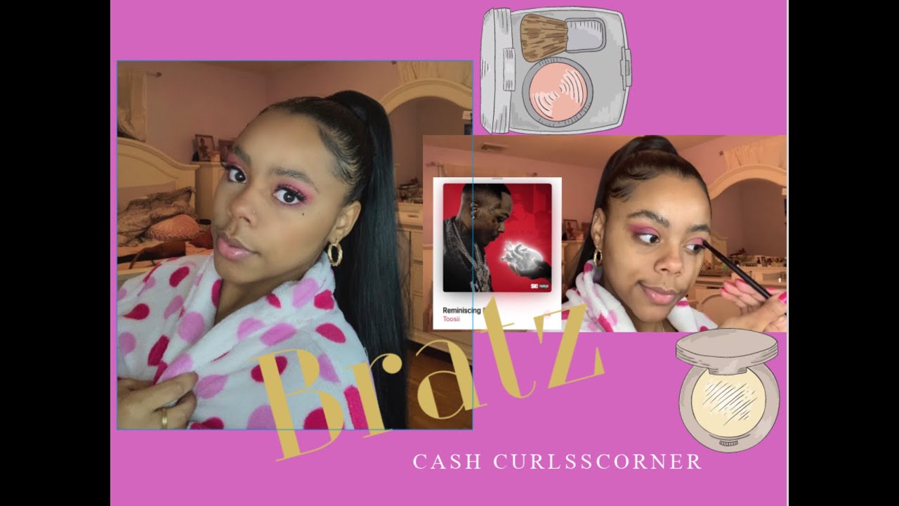 I Turned Myself Into A  Bratz Doll !!! (Super chill GRWM) | Cash CurlssCorner