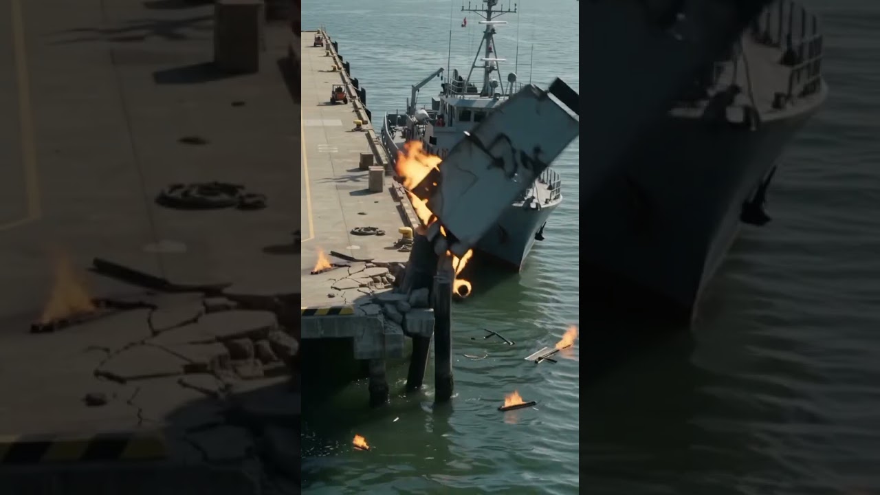 I Built a Naval Base Just to Blow It Up | Hollywood Practical Effects