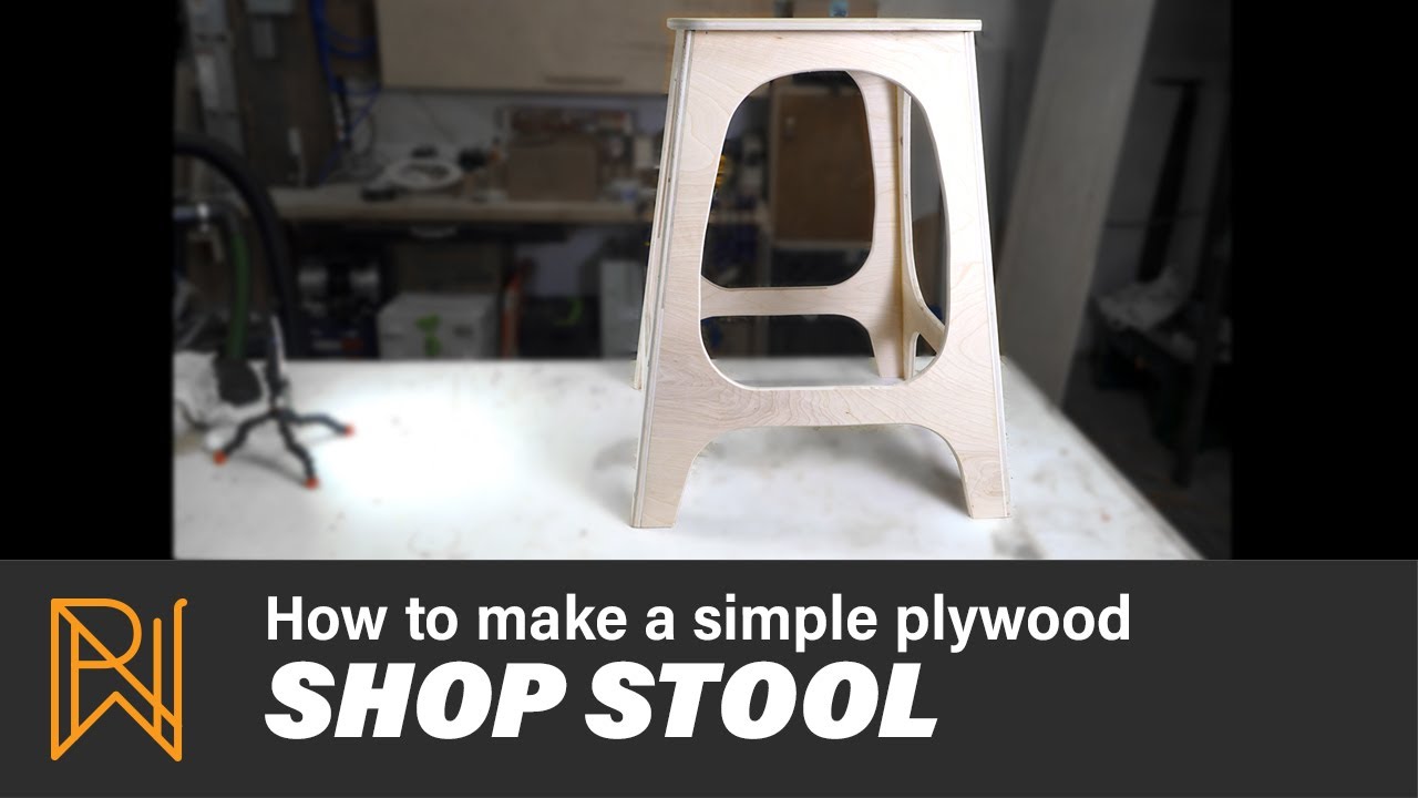 How to Make a Stool out of 1/2 sheet of plywood