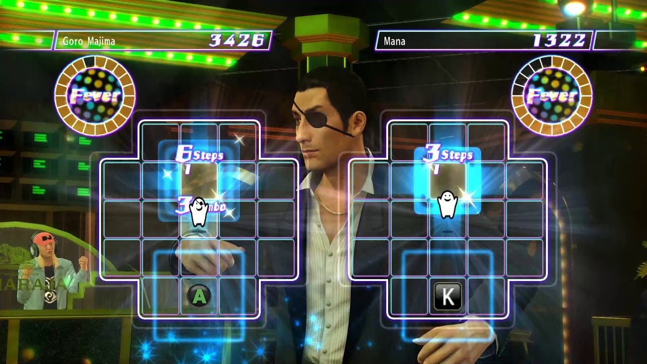 Yakuza 0 - Mana's training - Date : Disco