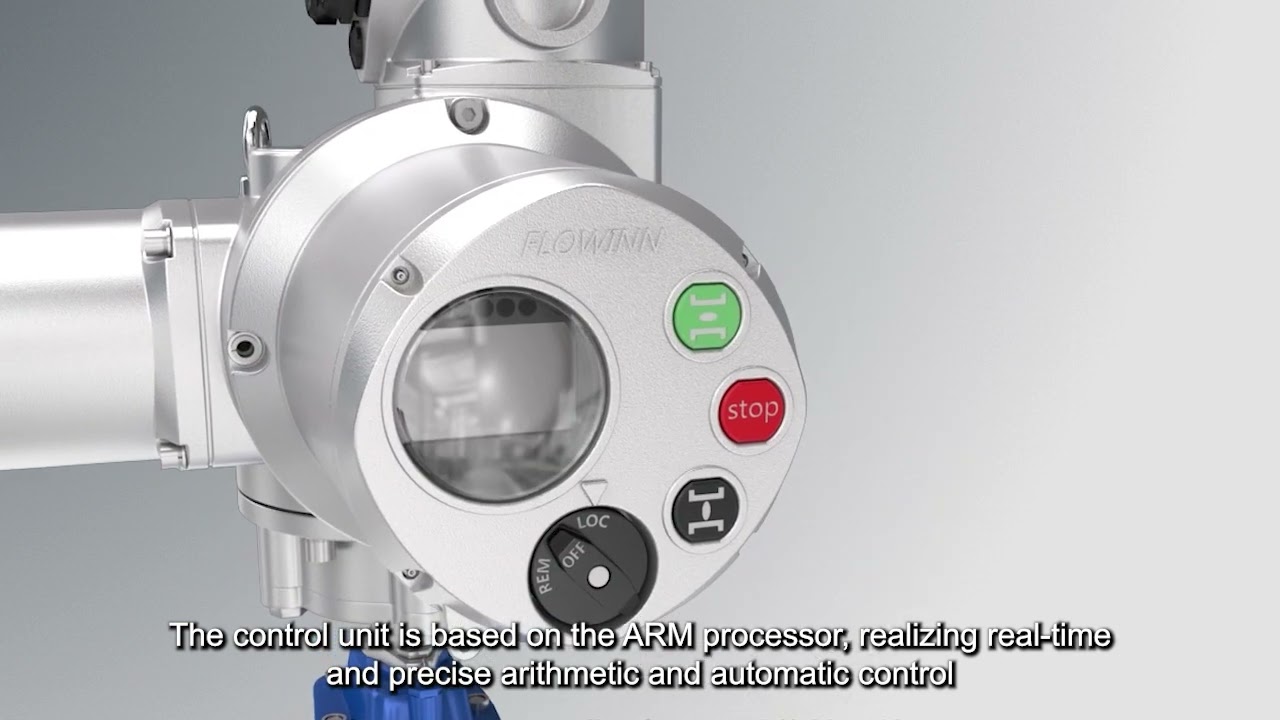 Flowinn EMD Multi turn Actuator showing video