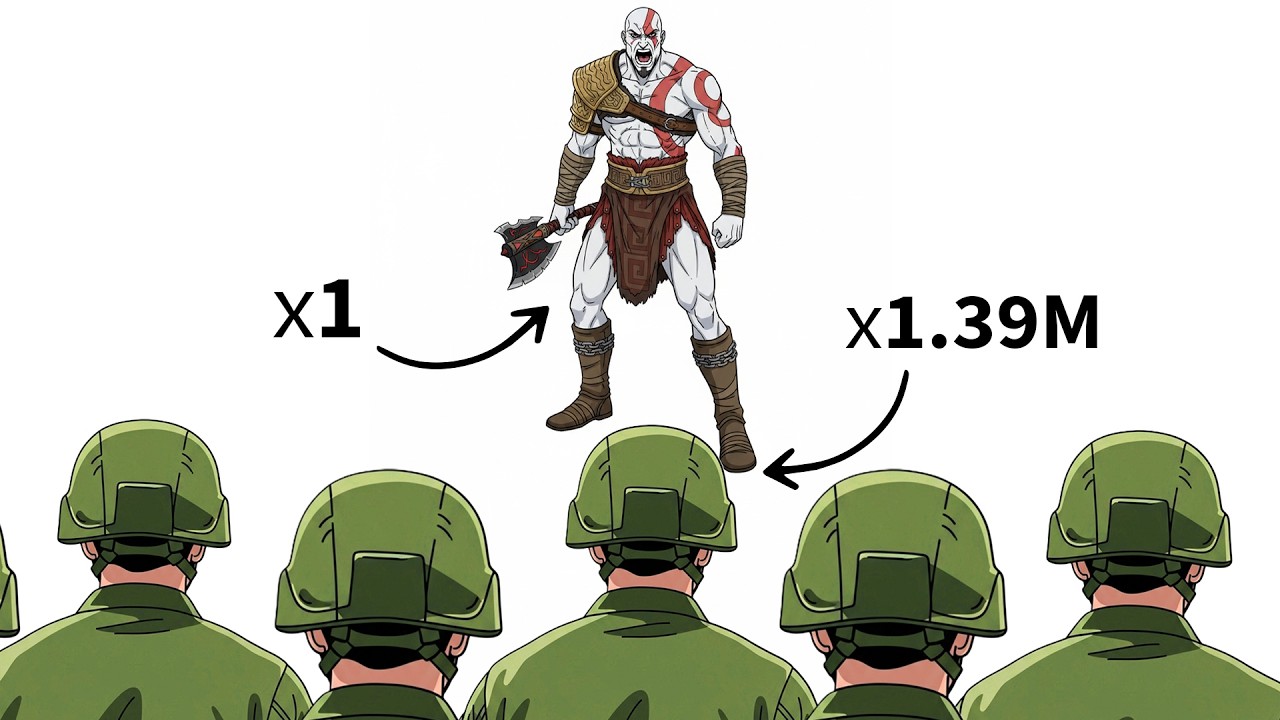 What If Kratos Fought the Entire US Military?