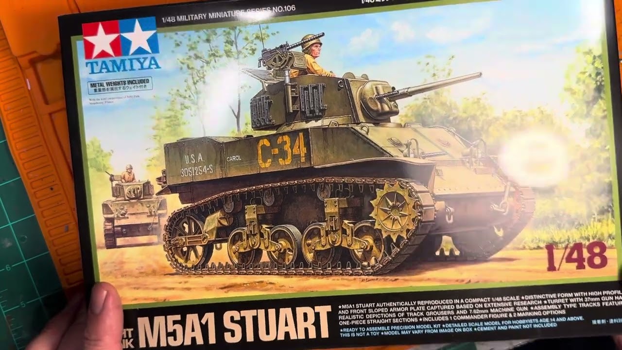 Kit Review Tamiya 1/48 scale M5A1 Stuart US Light Tank